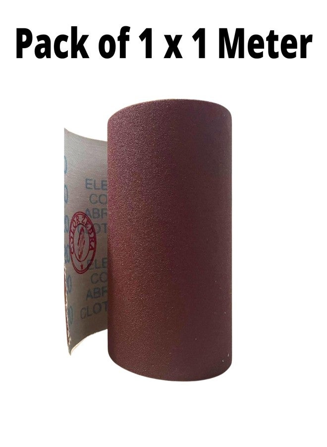 Color Zebra Emery Cloth Roll Sanding Roll Grit - 100 (Size - 4 inch x 1 meter) Pack Of 1. For Grinding Polishing of Metal and Wood - Image 2